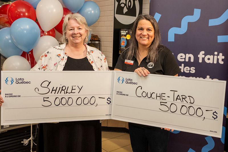 Une résidente de l’Estrie remporte 5 000 000 $ au Lotto 6/49